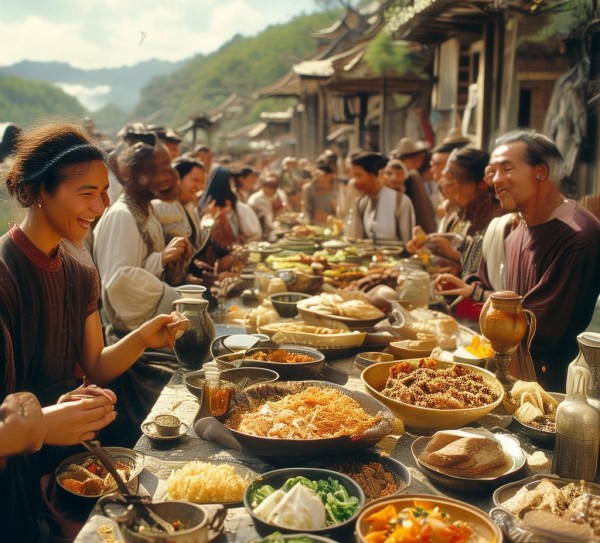 历史长河中的美食，一场文化对话的狂欢