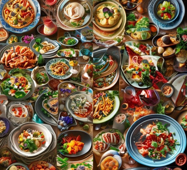 视觉艺术盛宴，将艺术与美食完美结合，一场视觉艺术的盛宴。