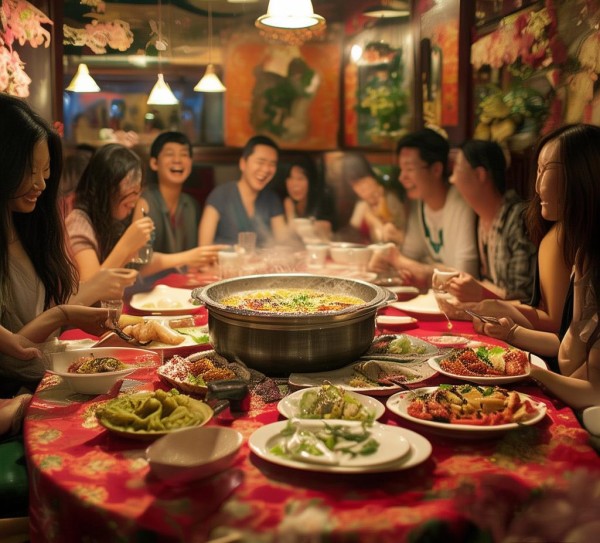 今晚聚餐，重聚如愿！