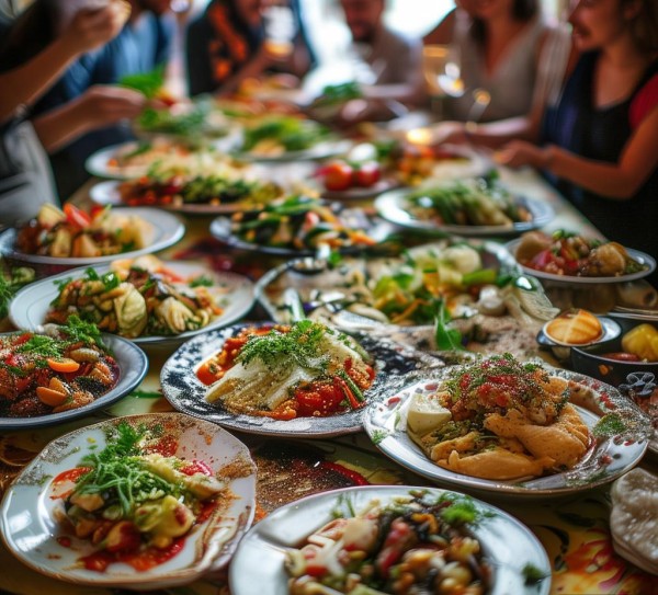 味蕾的狂欢盛宴，美味的味蕾盛宴。