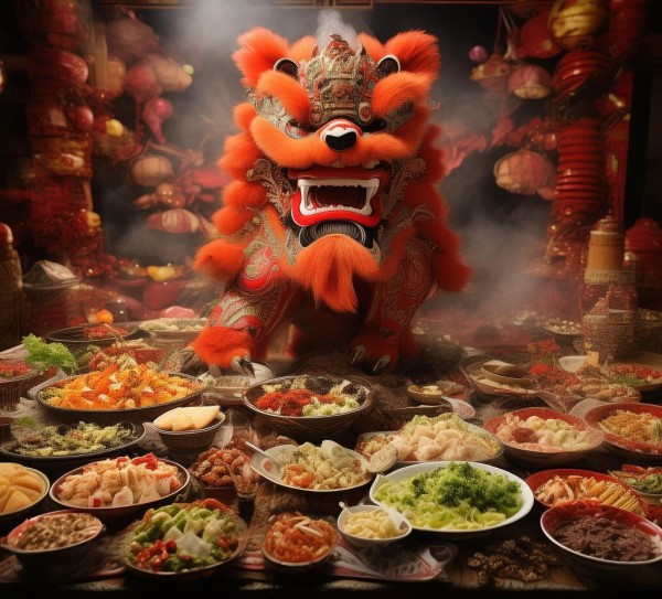 舞狮美食与健康的味蕾交融，幸福感的密码