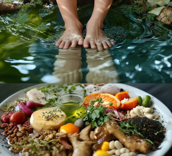 足浴前后健康守护，选健康餐食